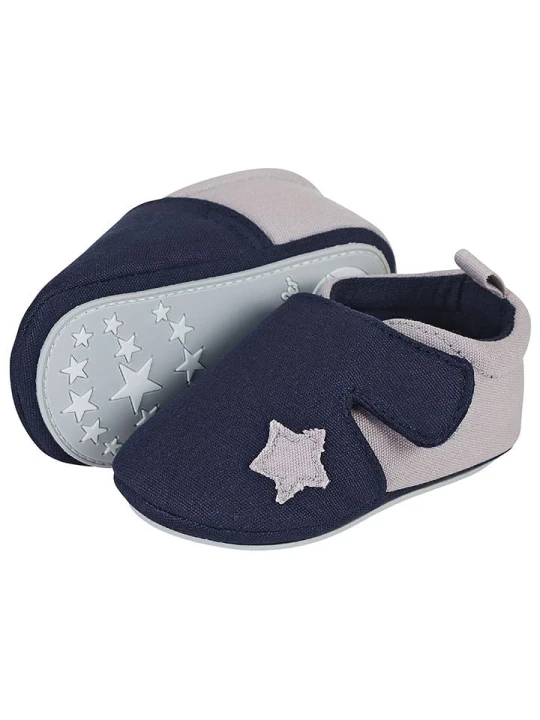 Zdjęcie produktu Sterntaler Buty w kolorze beżowo-granatowym do raczkowania rozmiar: 22