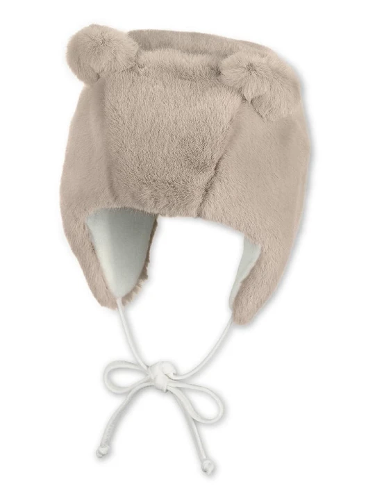 Zdjęcie produktu Sterntaler Czapka w kolorze beżowym rozmiar: 47 cm