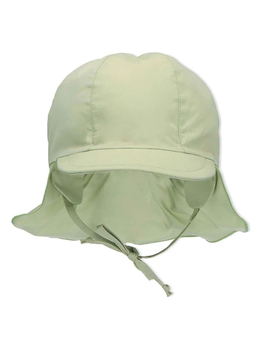 Zdjęcie produktu Sterntaler Czapka w kolorze zielonym z osłoną karku rozmiar: 43 cm