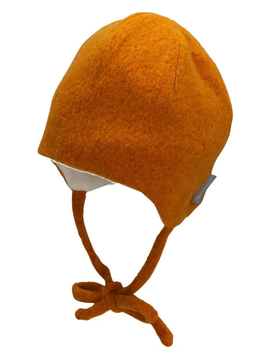 Zdjęcie produktu Sterntaler Wełniana czapka w kolorze jasnobrązowym z wiązaniem rozmiar: 41 cm