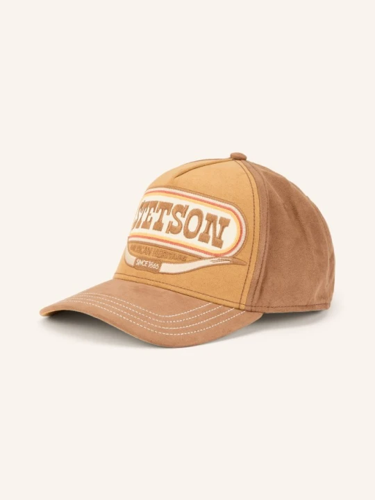 Zdjęcie produktu Stetson Czapka Z Imitacji Skóry beige