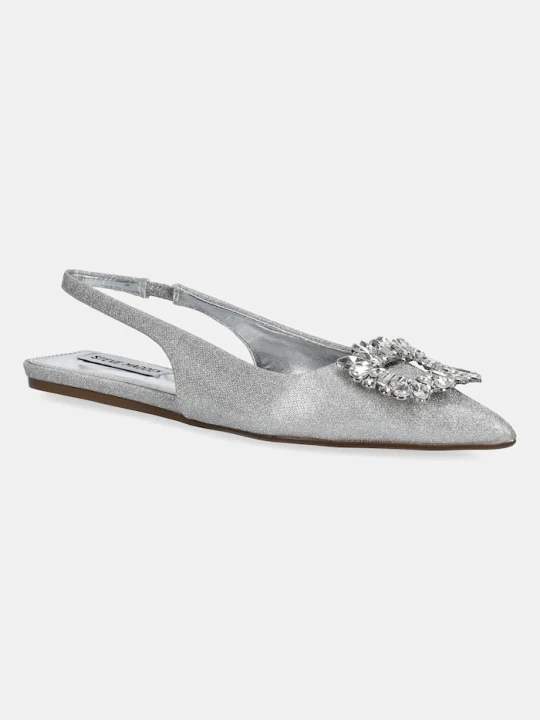 Zdjęcie produktu Steve Madden baleriny Calista srebrny