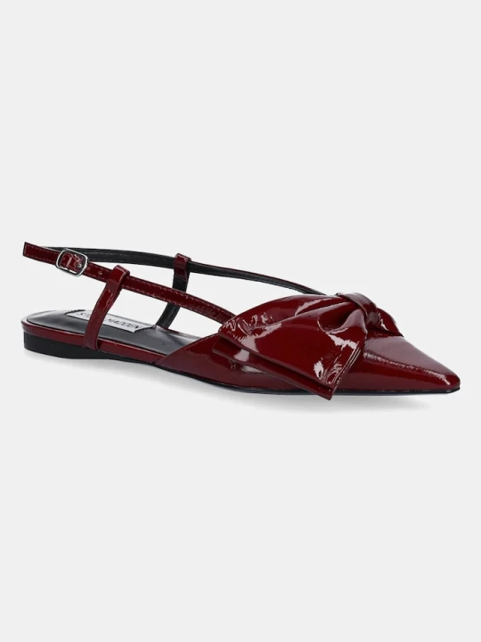 Zdjęcie produktu Steve Madden baleriny skórzane Dazzled czerwony