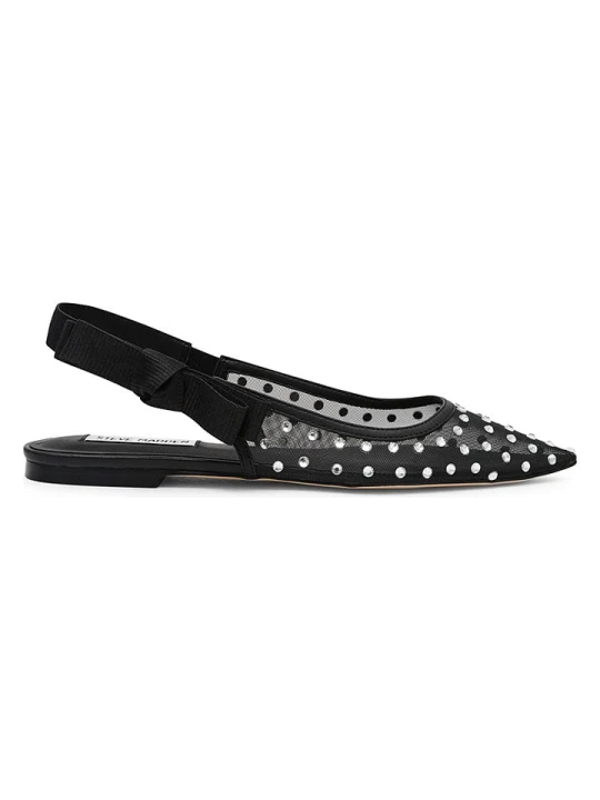 Zdjęcie produktu Steve Madden Baleriny w kolorze czarnym z paskiem rozmiar: 37