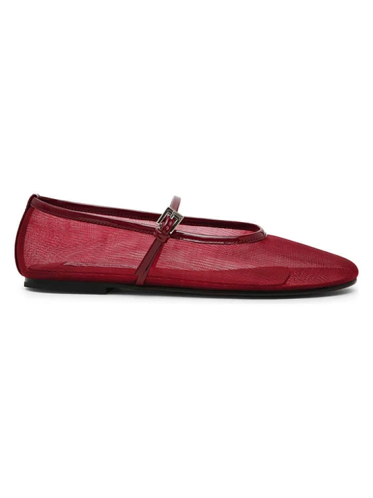 Zdjęcie produktu Steve Madden Baleriny w kolorze czerwonym z paskiem rozmiar: 37