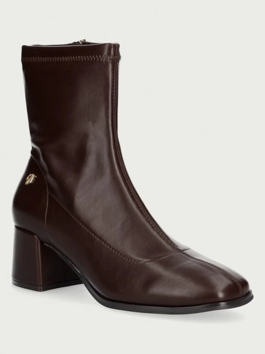 Zdjęcie produktu Steve Madden botki na słupku damskie Jaileen brązowy