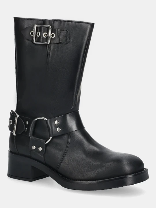 Zdjęcie produktu Steve Madden botki skórzane Blessing czarny