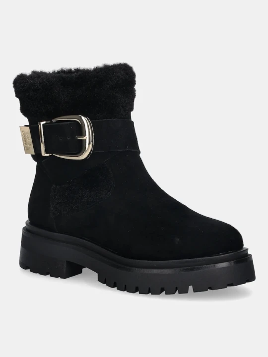 Zdjęcie produktu Steve Madden botki zamszowe dziecięce Lodge czarny