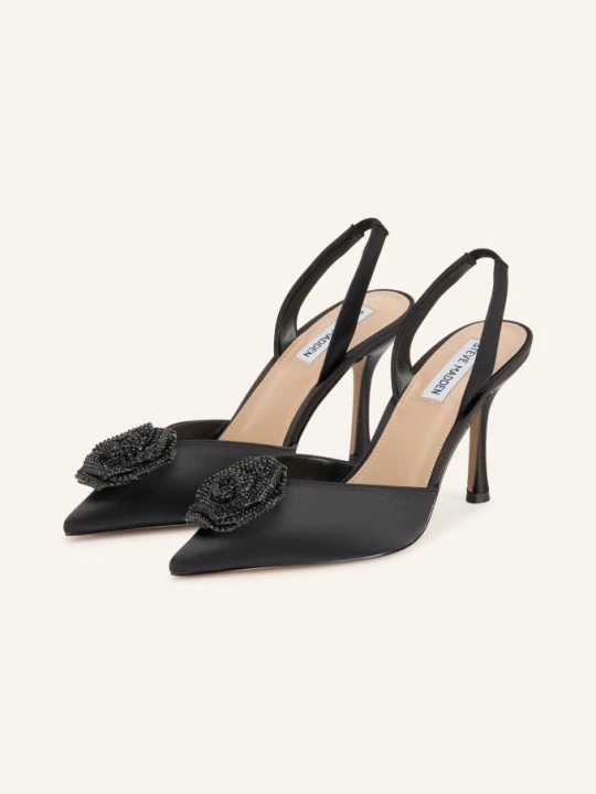 Zdjęcie produktu Steve Madden Czółenka Typu Slingback Lysandra Z Kamieniami Ozdobnymi schwarz CZARNY