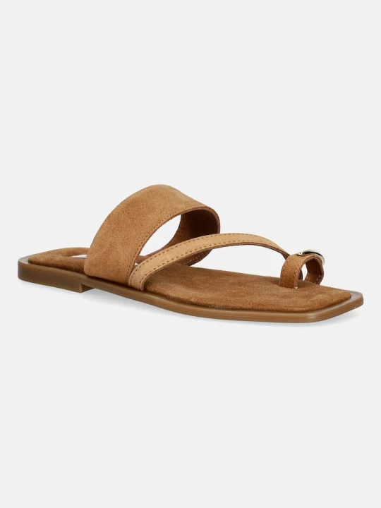 Zdjęcie produktu Steve Madden japonki damskie zamszowe Ellaina brązowy