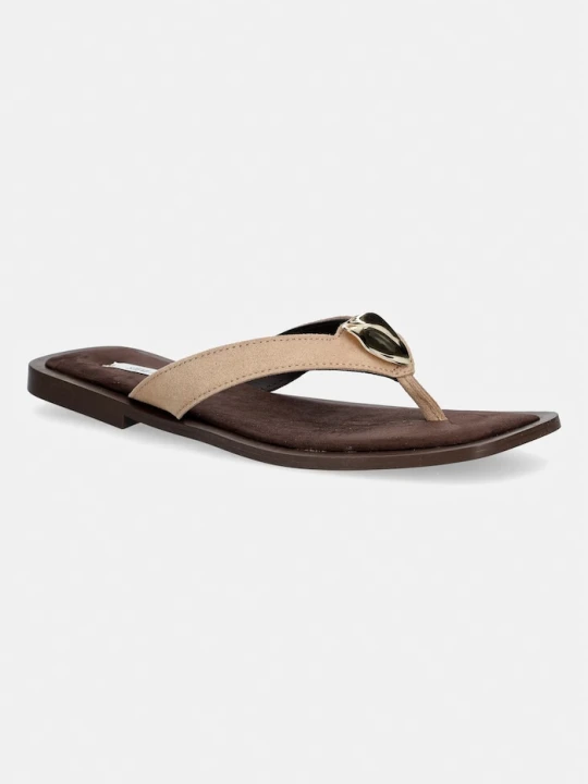 Zdjęcie produktu Steve Madden japonki damskie zamszowe Meira beżowy