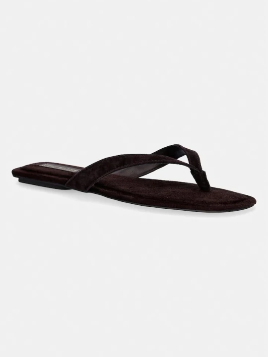 Zdjęcie produktu Steve Madden japonki damskie zamszowe Trella brązowy