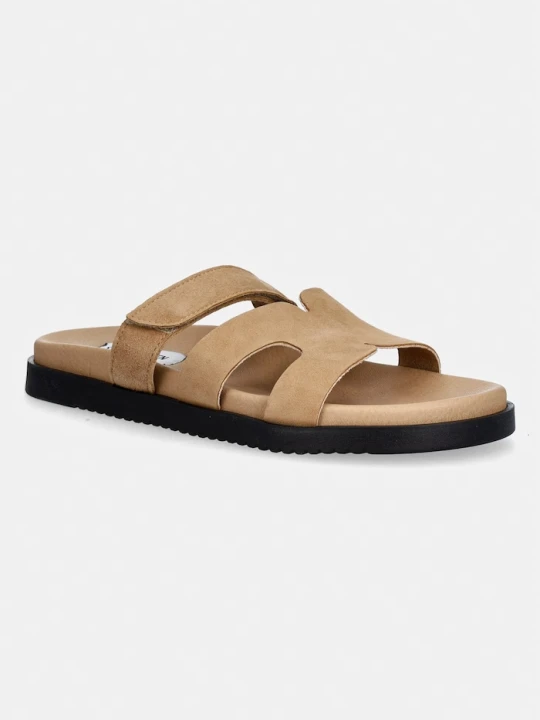 Zdjęcie produktu Steve Madden klapki damskie nubukowe Missile-E brązowy