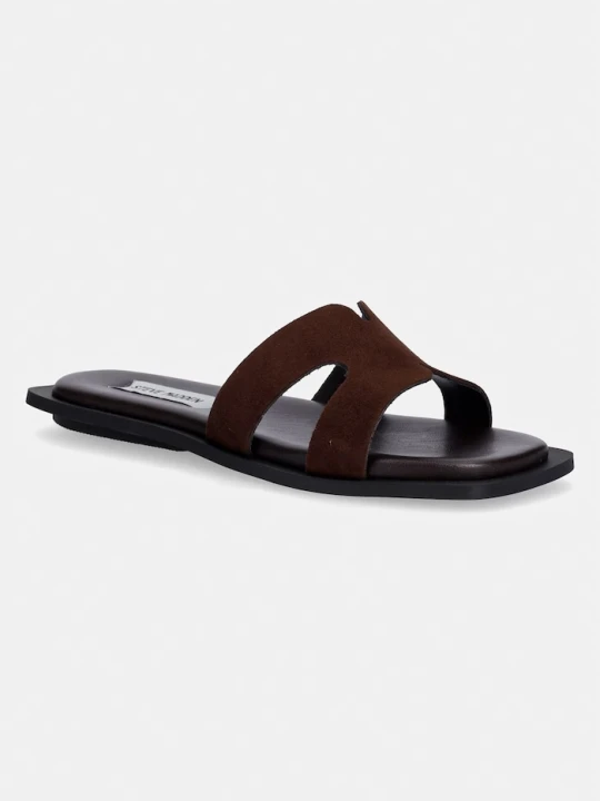 Zdjęcie produktu Steve Madden klapki damskie zamszowe Sofia brązowy
