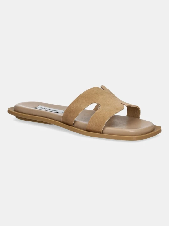 Zdjęcie produktu Steve Madden klapki skórzane Sofia brązowy