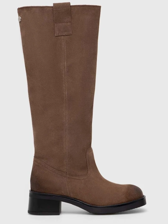 Zdjęcie produktu Steve Madden kozaki zamszowe Banner brązowy