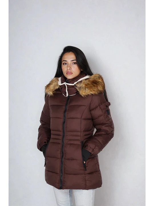 Zdjęcie produktu Steve Madden Kurtka zimowa w kolorze brązowym rozmiar: M