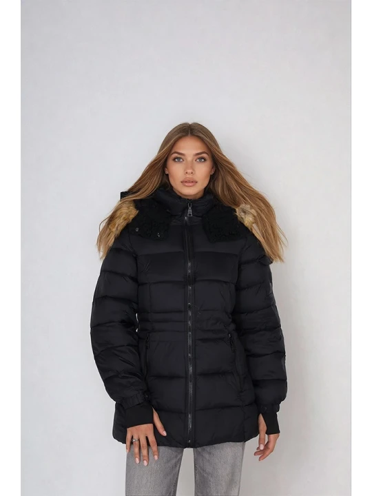 Zdjęcie produktu Steve Madden Kurtka zimowa w kolorze czarnym rozmiar: XS