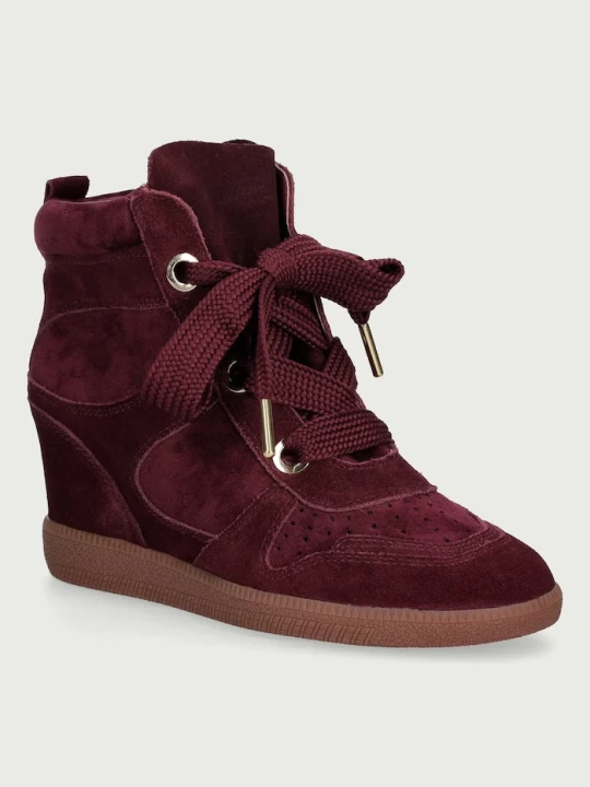 Zdjęcie produktu Steve Madden Mables sneakersy damskie skórzane bordowy