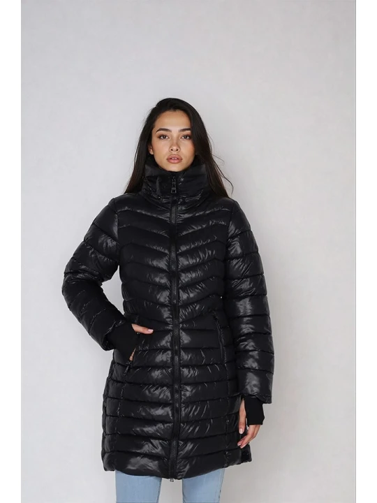 Zdjęcie produktu Steve Madden Płaszcz zimowy w kolorze czarnym rozmiar: XL
