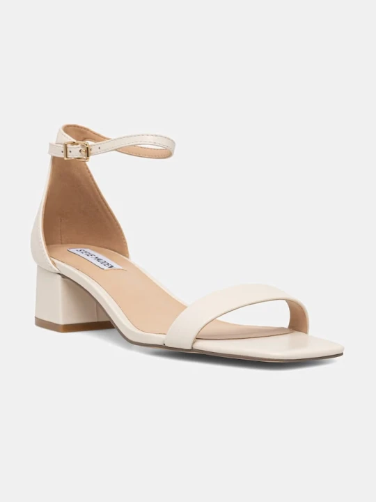 Zdjęcie produktu Steve Madden sandały na słupku skórzane Gena beżowy