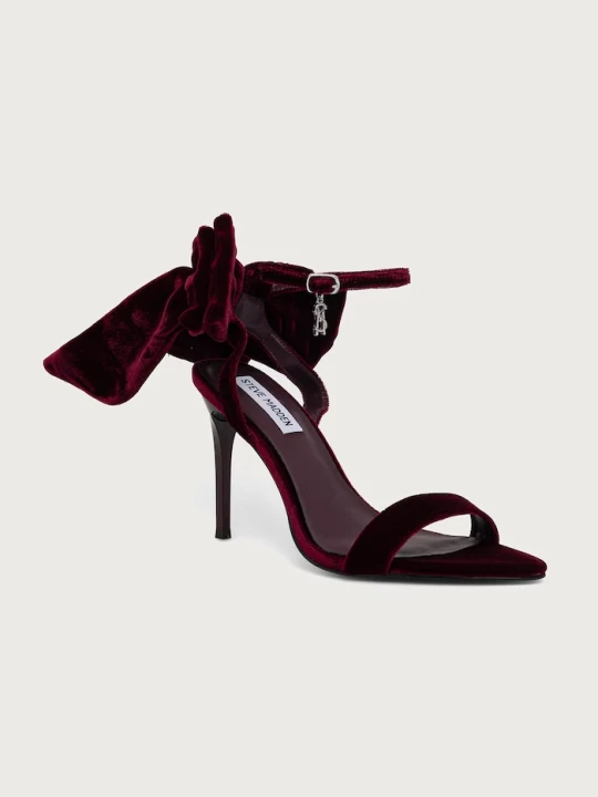 Zdjęcie produktu Steve Madden sandały na wysokim obcasie Nivia bordowy