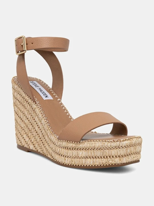Zdjęcie produktu Steve Madden sandały skórzane Cassie beżowy
