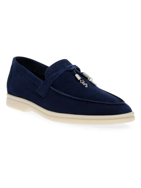 Zdjęcie produktu Steve Madden Skórzane mokasyny "Portland" w kolorze granatowym rozmiar: 41