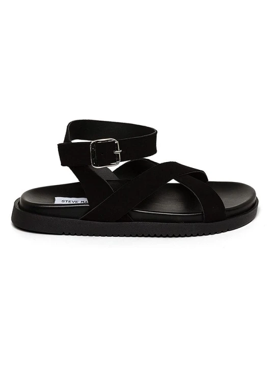 Zdjęcie produktu Steve Madden Skórzane sandały w kolorze czarnym rozmiar: 36