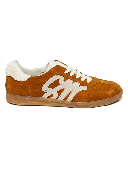 Zdjęcie produktu Steve Madden Skórzane sneakersy w kolorze jasnobrązowym rozmiar: 39