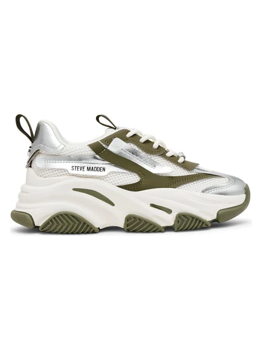 Zdjęcie produktu Steve Madden Sneakersy w kolorze srebrno-oliwkowym rozmiar: 41