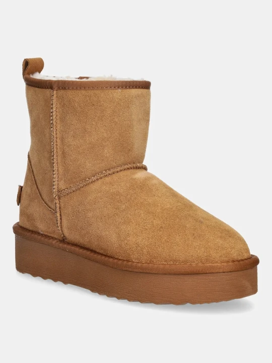 Zdjęcie produktu Steve Madden śniegowce zamszowe Tessah brązowy