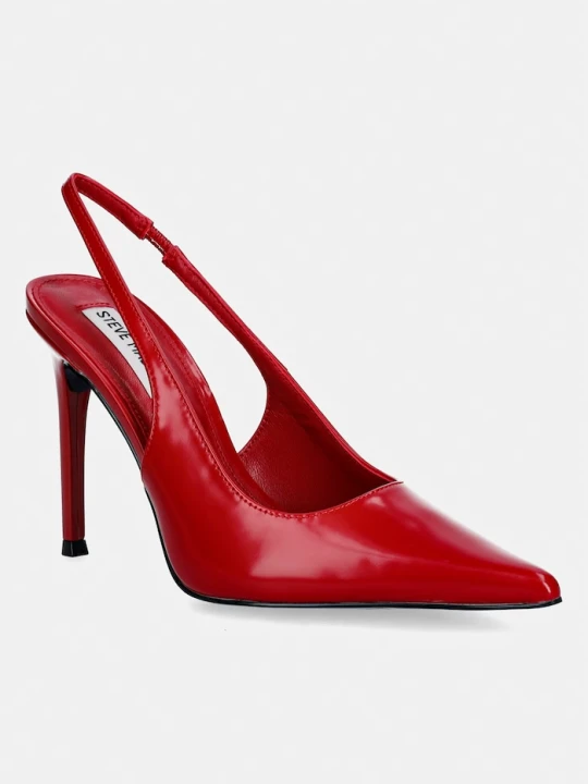 Zdjęcie produktu Steve Madden szpilki skórzane Reyes czerwony