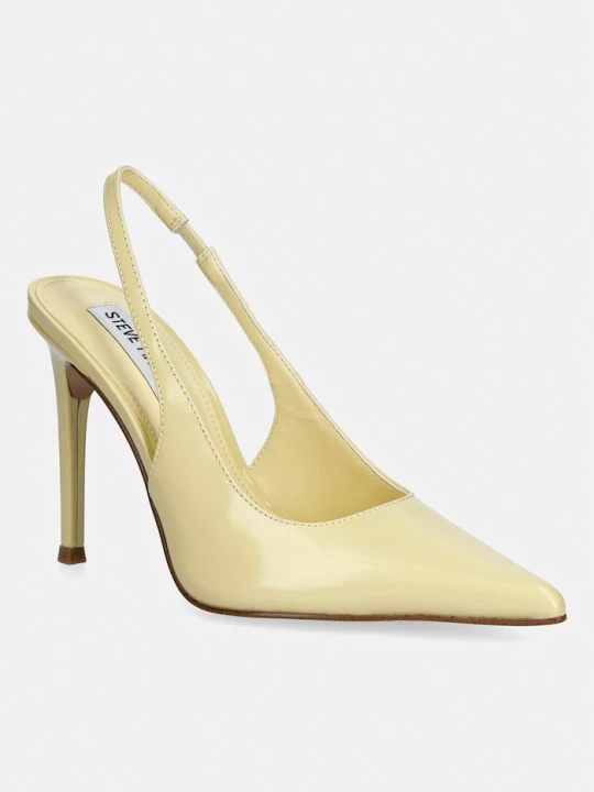 Zdjęcie produktu Steve Madden szpilki skórzane Reyes żółty