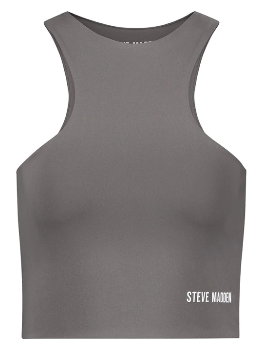 Zdjęcie produktu Steve Madden Top sportowy "Iamara" w kolorze szarym rozmiar: XL