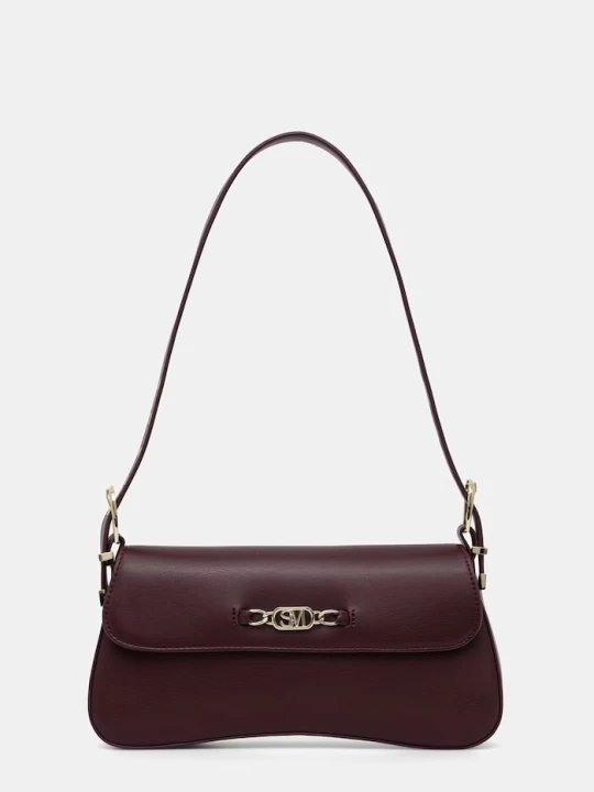 Zdjęcie produktu Steve Madden torebka bagietka damska z imitacji skóry Balicent bordowy