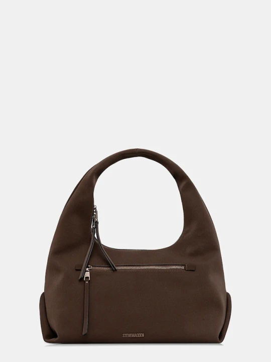 Zdjęcie produktu Steve Madden torebka hobo damska z imitacji skóry Biva-V brązowy