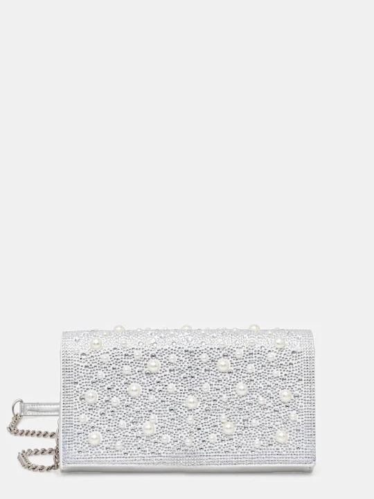 Zdjęcie produktu Steve Madden torebka crossbody damska Beforever srebrny