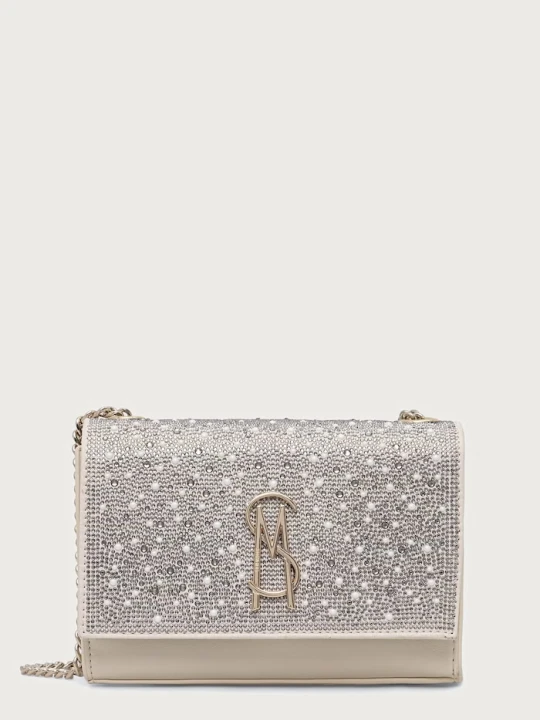 Zdjęcie produktu Steve Madden torebka crossbody damska Bramonem beżowy
