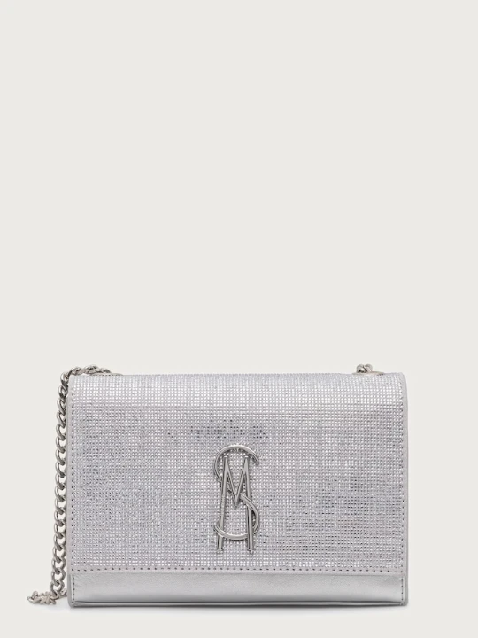 Zdjęcie produktu Steve Madden torebka crossbody damska Bramonem srebrny