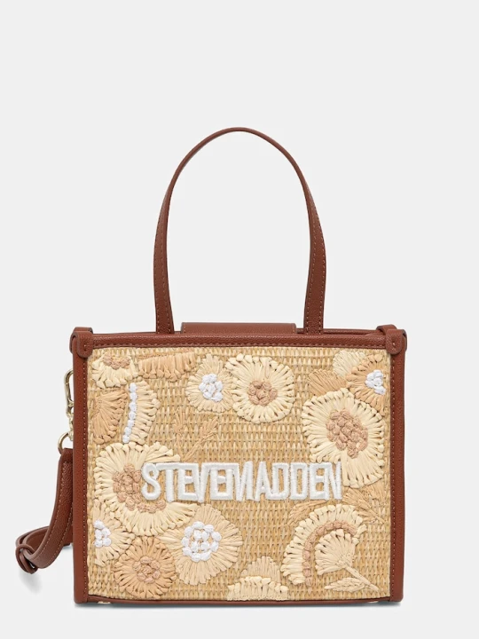 Zdjęcie produktu Steve Madden torebka crossbody damska pleciona Bdecor-E brązowy