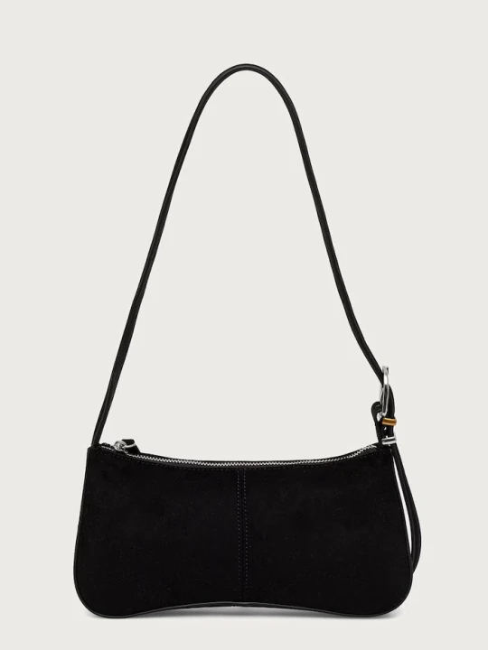 Zdjęcie produktu Steve Madden torebka hobo damska z imitacji zamszu Btanzie czarny