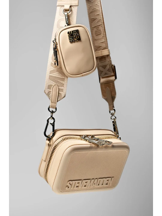 Zdjęcie produktu Steve Madden Torebka w kolorze beżowym - 18 x 12 x 8 cm rozmiar: onesize