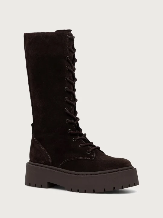 Zdjęcie produktu Steve Madden workery damskie zamszowe Vroom brązowy