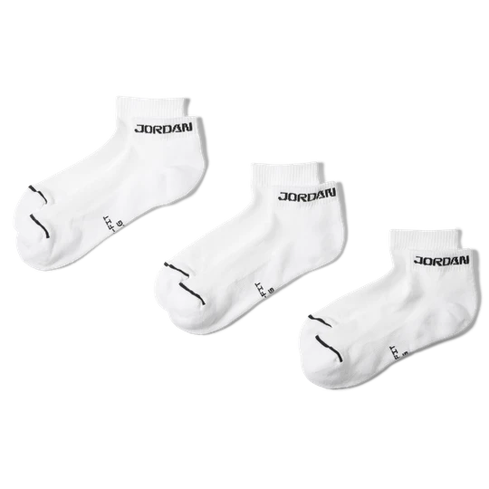 Zdjęcie produktu Stopki Jordan Everyday Elevated (3 pary) - Biel