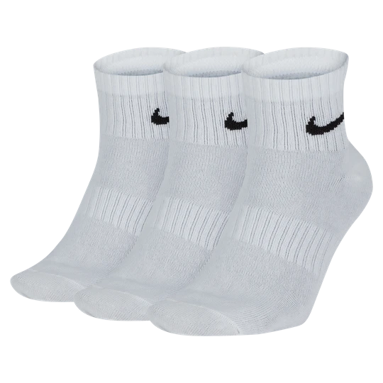 Zdjęcie produktu Stopki treningowe Nike Everyday Lightweight (3 pary) - Biel