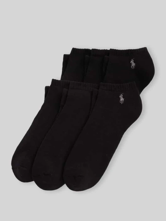 Zdjęcie produktu Stopki z mieszanki bawełny w zestaw 6 par Polo Ralph Lauren Czarny