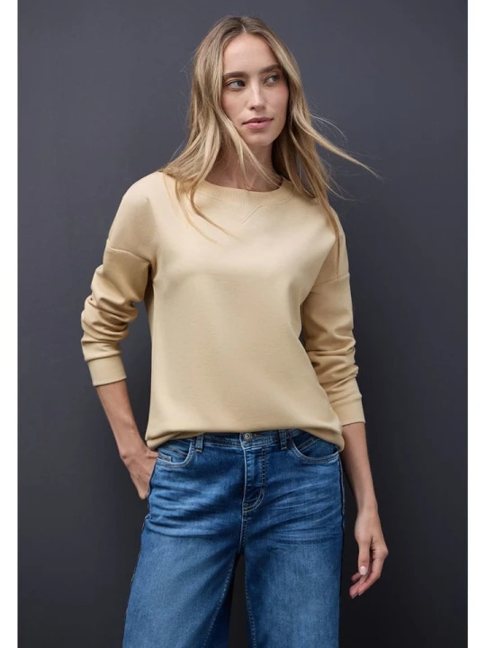 Zdjęcie produktu Street One Bluza w kolorze beżowym rozmiar: 38
