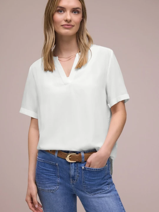 Zdjęcie produktu Street One Bluzka Kobiety wiskoza (100%) biały