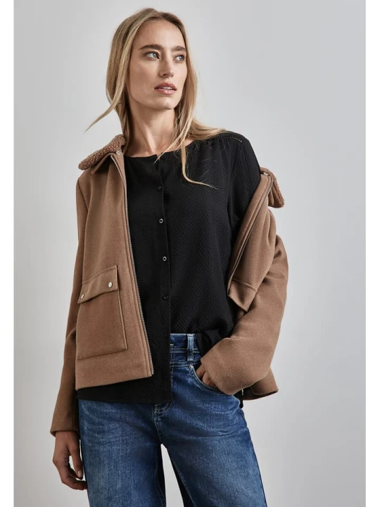 Zdjęcie produktu Street One Bluzka w kolorze czarnym rozmiar: 36